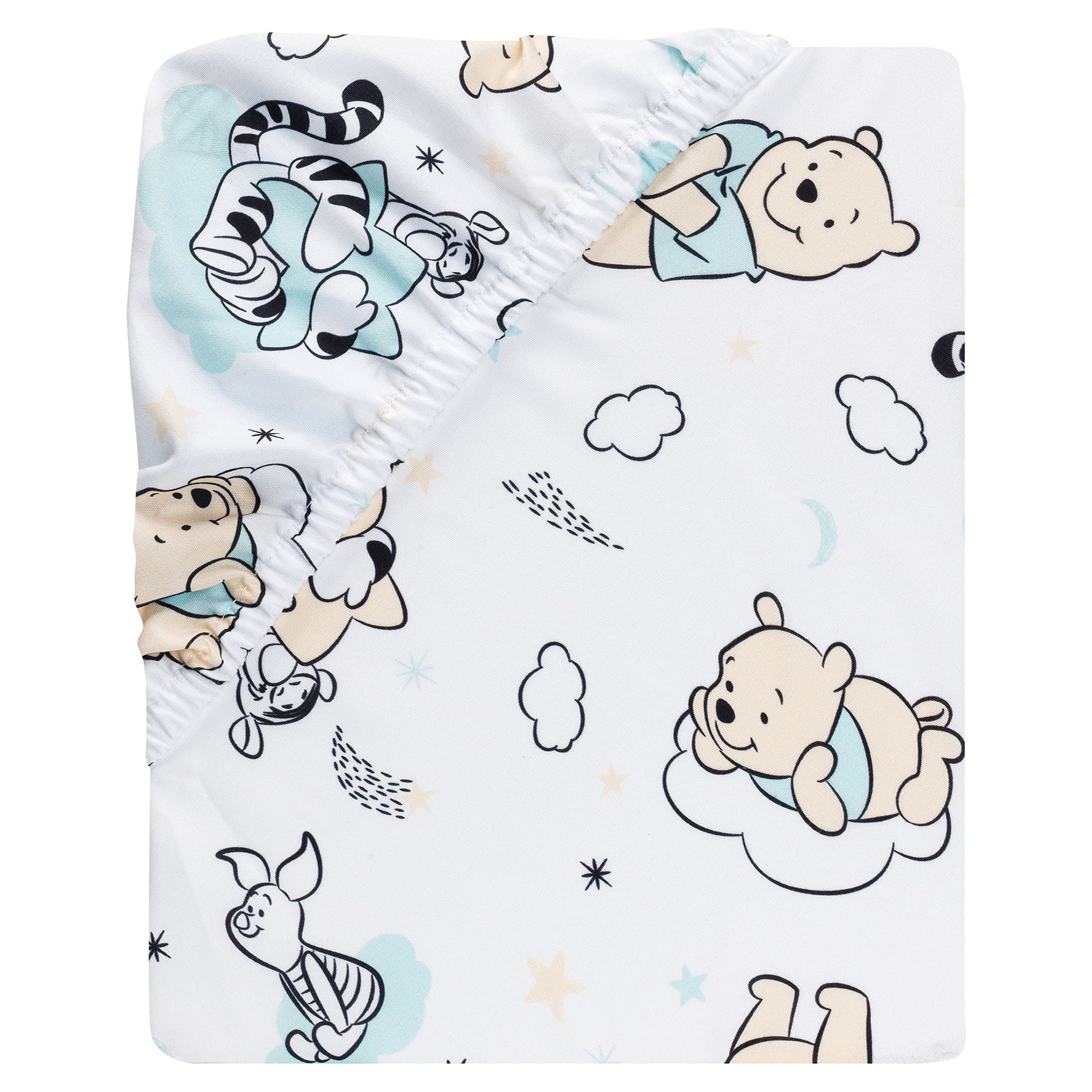 Lambs & Ivy Disney Baby Winnie the Pooh Hugs 3-Piece Nursery Crib Bedding Set