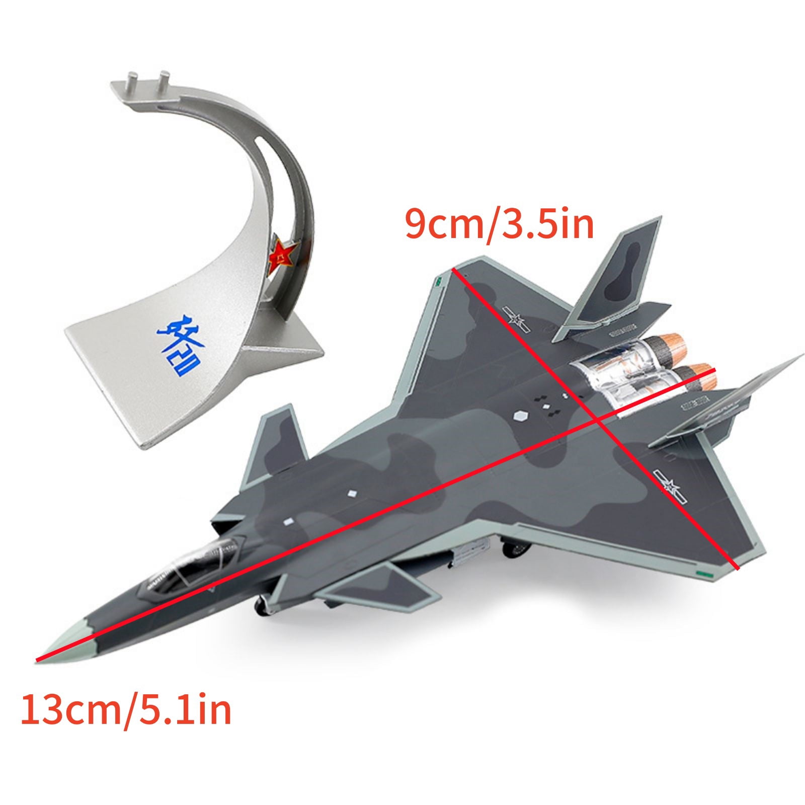 TAPDRA J-20 Fire Fang Fighter Chinese Model Airplane 1 144 Scale Diecast Metal Replica Aircraft Decor Collection Gift