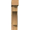 thumbnail image 2 of Ekena Millwork 7 1/2"W x 34"D x 34"H Westlake Block Smooth Bracket w/ Offset Brace, Western Red Cedar, 2 of 25