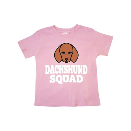 

Inktastic Dog Dachshund Squad Gift Toddler Boy or Toddler Girl T-Shirt