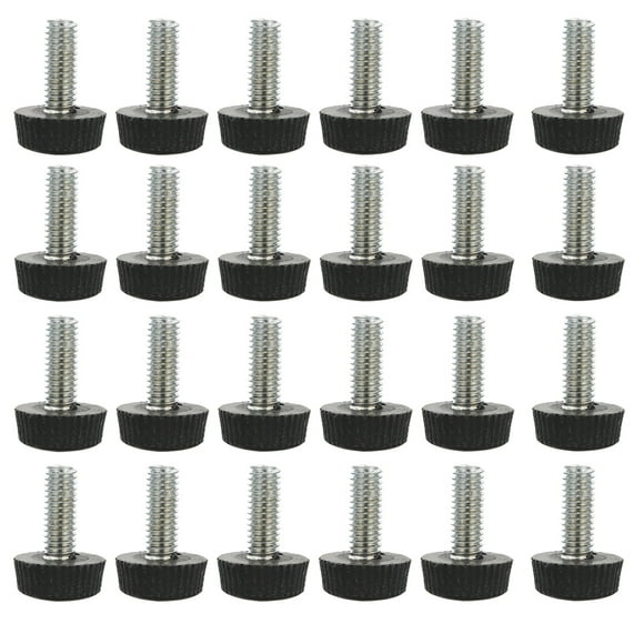 Miangastore 30 Pcs Matériel de Pied de Table Protège des Rayures Noir PP pour Propriétaires