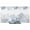 Haze Blue, variant on TV Cover Indoor, Summer Marine Life Stretch TV Dust Cover Television Screen Protector, Ocean Coastal Weeping Corals Starfish Elastic Polyester Display Covers, Monitor Slipcover for LED TVs 75 Inch