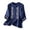 A7 Navy, variant on BODOAO Cotton Linen Embroidered Shirt for Women Boho Tops Summer Scoop Neck 2026 Trendy Workout Tops Vacation Shirts Basic Tees Peasant Blouses Soft Breathable 3/4 Sleeve Grey L