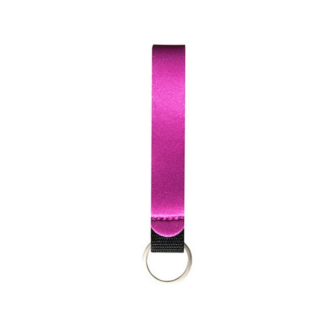 Key Chain Premium Material Chic Flip Caps Reusable Wristlet Bottle Holder Assorted Colors Different Styles Sanitizer Holders Purple YS