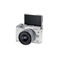 thumbnail image 1 of Canon EOS M6 Mirrorless Digital Camera (Intl Model) (w/15-45, White) Canon Canon EOS M6 with 15-45mm Lens, 1 of 2