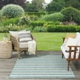 thumbnail image 3 of Nourison Positano Indoor/Outdoor Aqua Ivory 4' x 6' Area Rug (4x6), 3 of 9