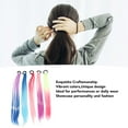 thumbnail image 4 of Camilas de Coloridas Trenzas de Cabello, Extensiones de Cola de Caballo de color Accesorios para el Cabello de Moda de Moda., 4 of 7
