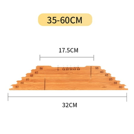 

Fishing ruler measuring line board solid wood sub-line board winding board