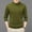 #Army Green, variant on Men's Knitted Pullover Sweater Casual Mock Turtleneck Raglan Sweater #Army Green Big and Tall XXXXL