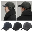 thumbnail image 3 of Autumn Winter Warming Baseball Cap Fashion Hat Warm-keeping Hats with Ear Protector Dressing for Outdoor Running Casual Sporting Gray, 3 of 6