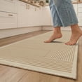 thumbnail image 5 of Vaparinckl Kitchen Rug, [3 Pieces] Kitchen Rug Sets with Non-Slip Baking for Kitchen Floor Comfort Standing, Kitchen Mat for Hallway or Entryway(20"x32"+20"x47"+20"x59"), 5 of 7