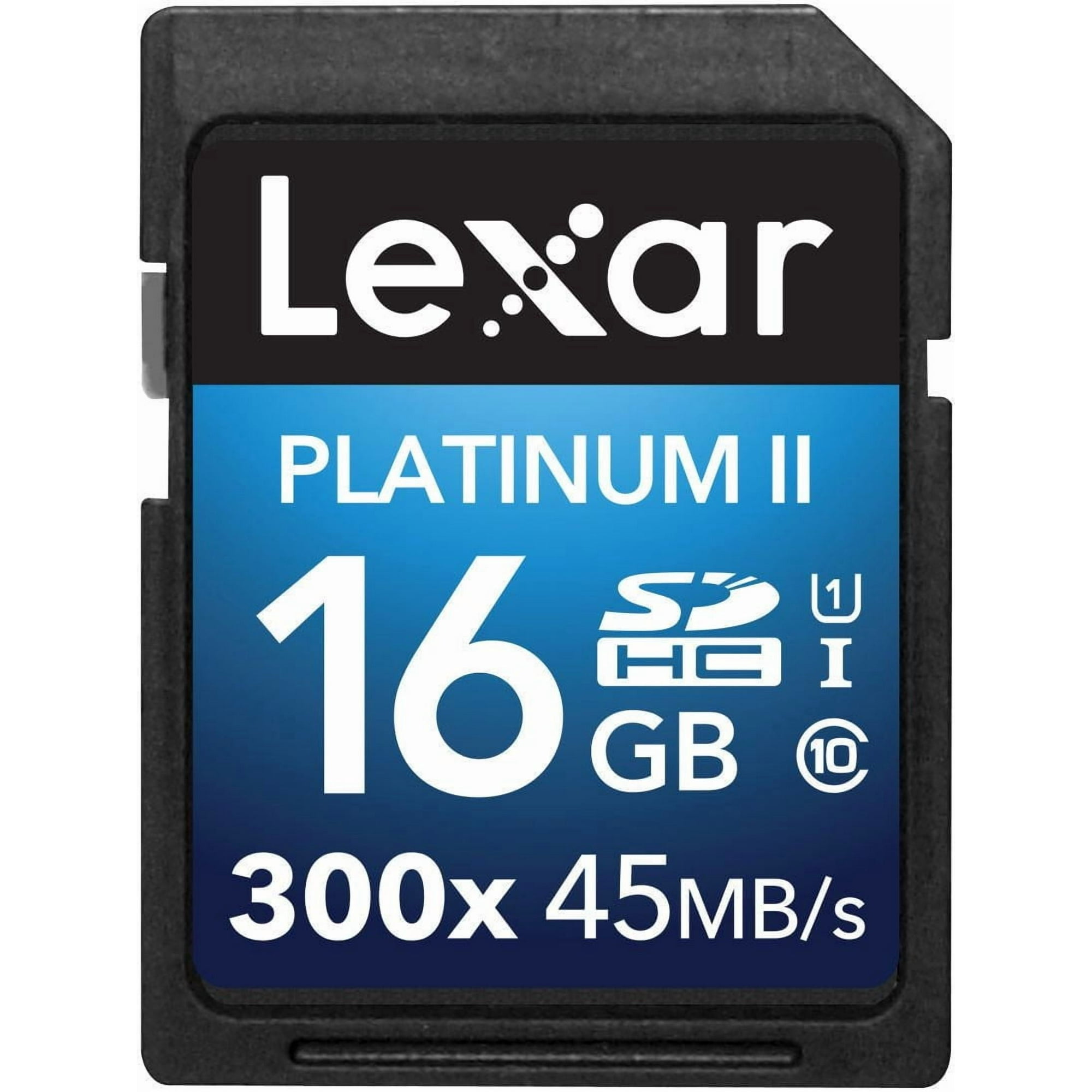 Lexar® Premium Series Platinum II 300x SDHC™ UHS-I Card 16GB