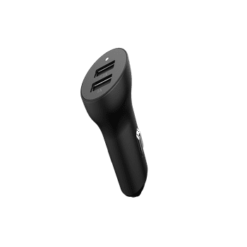 Auto Drive 3.4A Dual USB Ports Car Charger,Visible at Night with LED Indicator,Compatible with s, s.