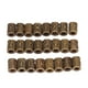 thumbnail image 1 of 24 cuentas para barba y pelo, estilo vintage, con agujero grande, para rastas, decoración del cabello, 0.394 x 0.512 in, 1 of 8
