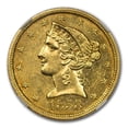 thumbnail image 2 of 1858-C $5 Liberty Gold Half Eagle AU-58+ NGC, 2 of 3