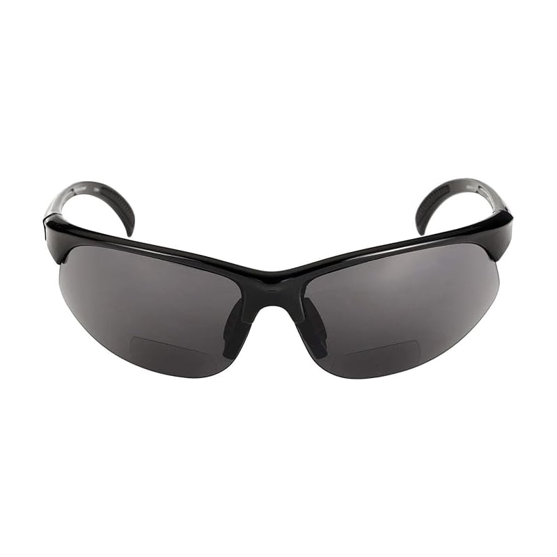 "The Allstars" 3 Pair Assortment of Bifocal Sport Wrap Reading Sunglasses for Men and Women - Black/Black - 1.50