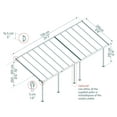 thumbnail image 5 of Palram - Canopia Sierra 10' x 24' Patio Cover - Gray, 5 of 11