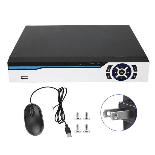 Grabador de video en red CCTV NVR 8 canales disco duro 5 MP/4 MP/1080P/720P 100-240 V enchufe estadounidense ONVIF