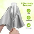 thumbnail image 4 of Grey Microfiber Glass Cleaning Cloths-6PK, 16"x14" Lint Free Window Cleaning Cloth, Glasses, Mirrors, Screens, Stainless Steel, Premium Microfiber Wipes for Cleaning, Glass and Window Cleaner, 4 of 4