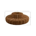 thumbnail image 3 of Meridian Furniture Arc Saddle Velvet Modular Sectional, 3 of 7