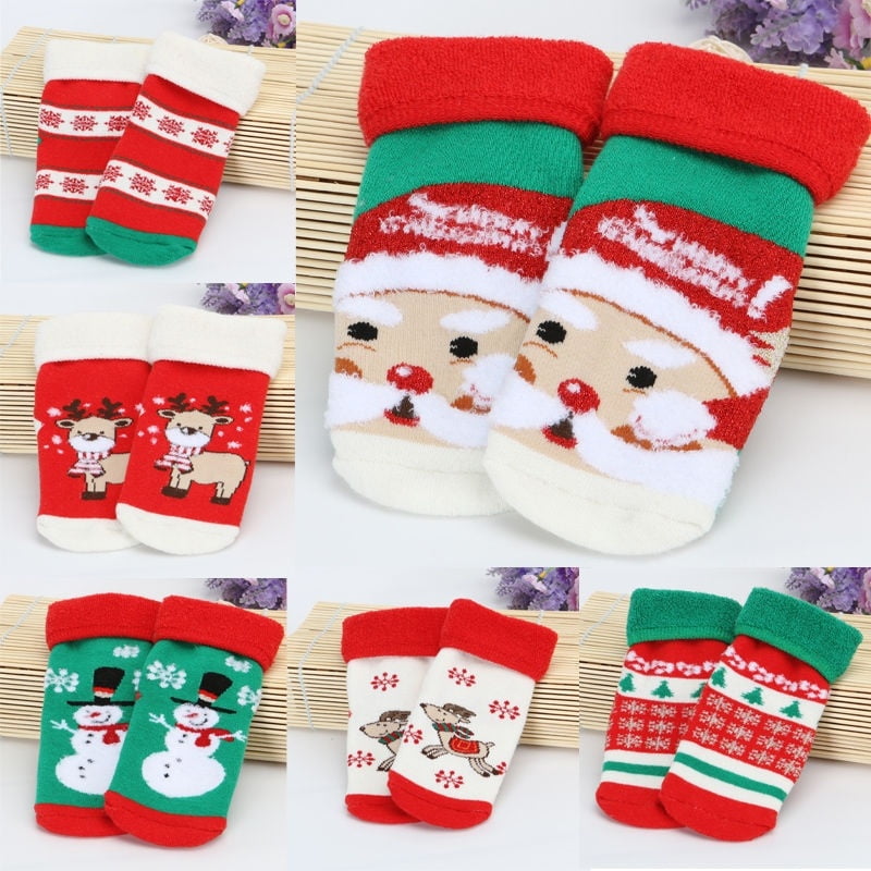 baby xmas socks