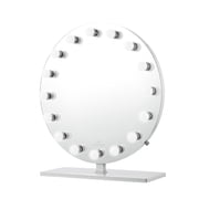 Impressions Vanity Monarch Plus Hollywood Makeup Mirror with Smart LED Lighted Strip Lights (Silver)