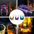 thumbnail image 1 of EXHUMKY 3Ud Vasos Para Whisky Y Vino En Acrílico Transparente Azul Para Bar Y Hogar, 1 of 8