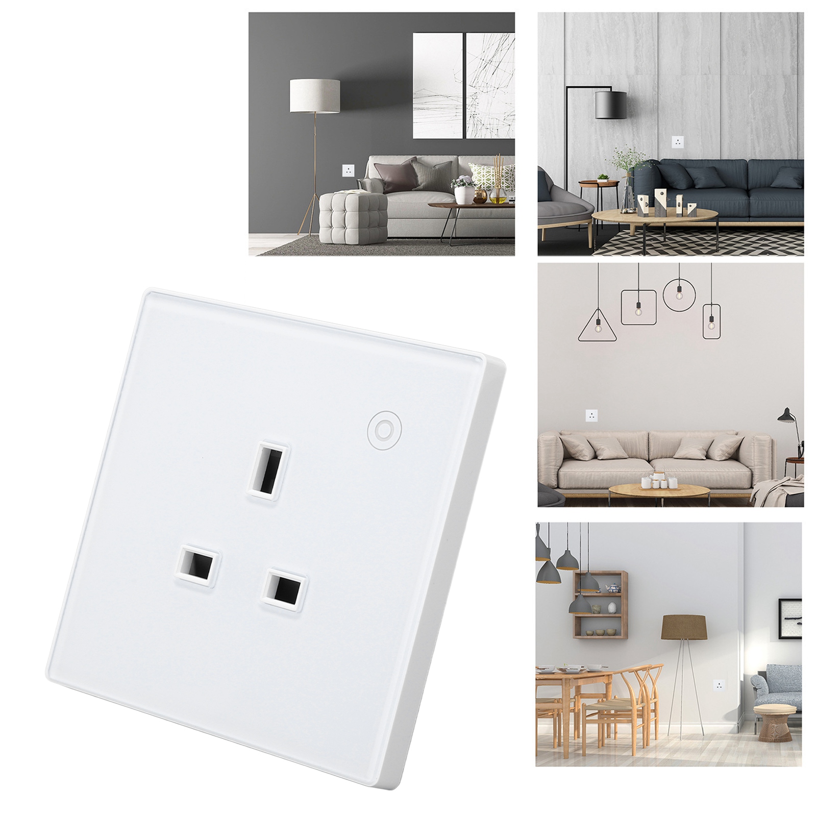 Smart Plug, Smart Outlet Socket With Timer And Remote Control, App Remote Control, Compatible With Assistant, Supports Cycle Timing And Random Timing