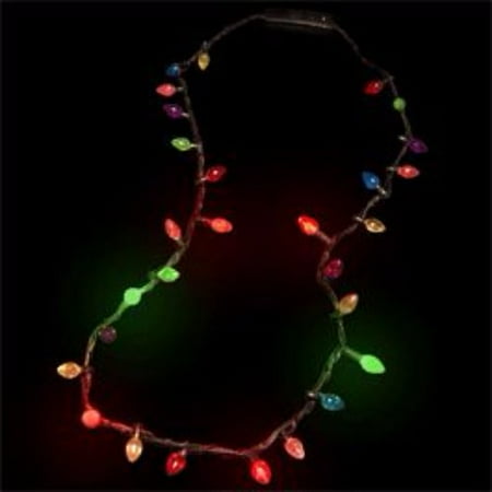 Christmas Necklace Craft - Christmas Lights Necklace
