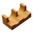 thumbnail image 1 of Soporte de madera para tacos de sushi, soporte para rollos de sushi, estante decorativo multiusos para barcos 2 ranuras, 1 of 9