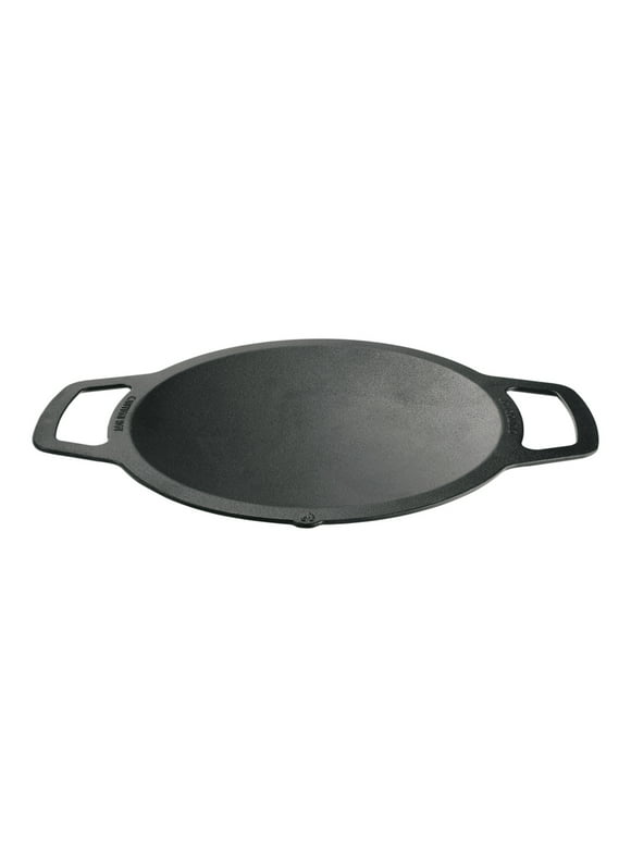 Solo Stove Large Cast Iron Wok Top, Stir Fry Pan, Cooktop for Bonfire and Yukon fire pit, Fireplace accessory, Cooking surface: 18", Depth: 2.5", Weight: 12.5 lbs
