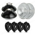 thumbnail image 2 of BSBSDJB 4PC DOT 5.75" 5-3/4" Round LED Headlights White Bulbs for Datsun 620 Pickup 1972-1974, 2 of 15