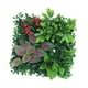 thumbnail image 1 of Panel de césped artificial para pared, 25 x 25 cm, hojas verdes de polipropileno, decoración de pared Estilo G, 1 of 9