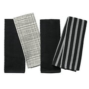 Thyme & Table 4-Pack Kitchen Towels, Crosshatch