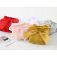 thumbnail image 2 of Infant Baby Girls Socks Cute Elastic Knee-Length Bowknot Ruffled Solid Lolita Socks Spanish Style, 2 of 5
