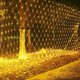 thumbnail image 5 of 2x3/3x3/10x1/6x4M Luces de malla LED Guirnalda navideña para exteriores Luces colgantes para ventana Cadena de luces de red de arbustos de hadas, 5 of 5