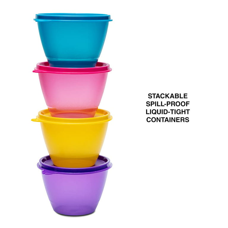 Tupperware 5 cup cookie canister multicolor color