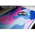 thumbnail image 6 of XXL Mouse Pad/Mat | (35.5''x15.8''x0.12'') Light Series Mousepad for Maximum Speed (Waterproof) Desk Pad | Pink Blue and Light Blue/Rose Colors, Candy Camo x Modern Style (Bliss Spectrum / 2XL), 6 of 7