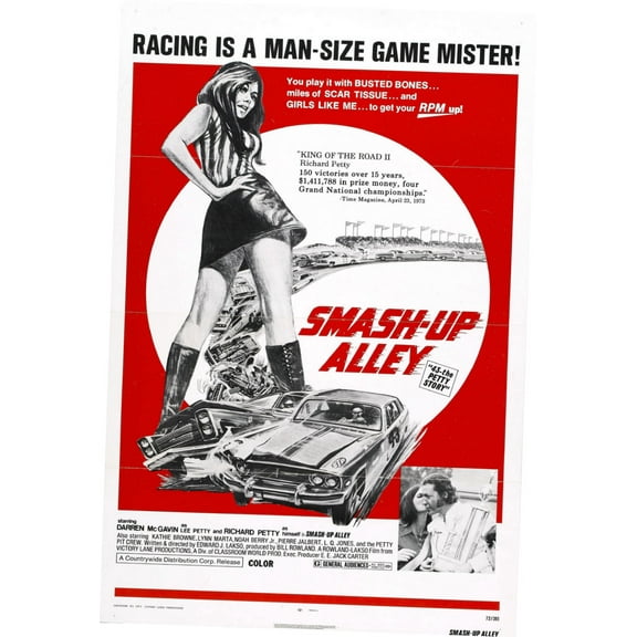 Smash Up Alley Movie Poster 11inx17in Mini Poster 11x17 poster