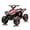 Red, variant on 12V Kids ATV Quad Car with Forward & Backward Function, Four Wheeler for Kids with Wear-Resistant Wheels, Music, Electric Ride-on ATV for Toddlers Ages 3+ Years Old,Yellow