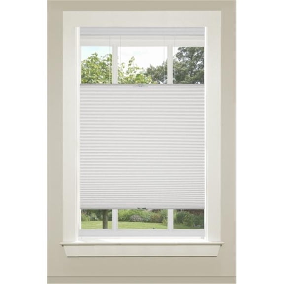 Top-Down Bottom-Up Cordless Honeycomb Cellular Shade, White - 23 x 64 in.