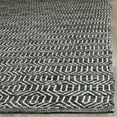 thumbnail image 3 of SAFAVIEH Montauk Grozda Geometric Cotton Runner Rug, Ivory/Dark Grey, 2'3" x 7', 3 of 6