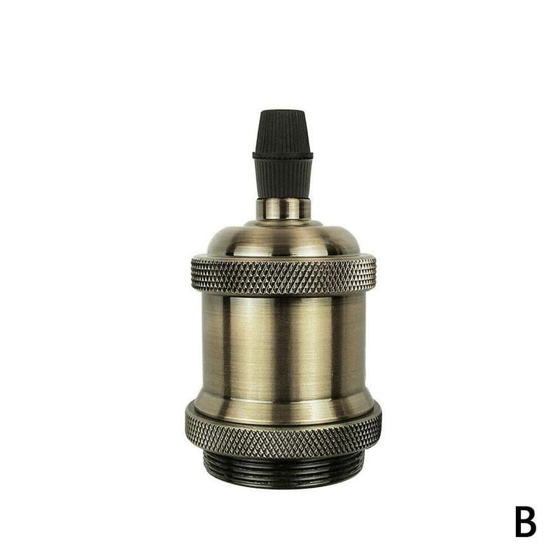 Metal Retro Light Bulb Socket Copper Vintage Lighting Sockets Holder E26/E27 