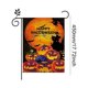 thumbnail image 3 of Bandera de jardín de Halloween, bandera de cosecha de arpillera, decoración de Acción de Gracias de otoño (Halloween 7), 3 of 3