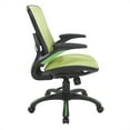 thumbnail image 3 of Mesh Seat and Back Manager's Chair in Green Mesh Fabric, 3 of 7