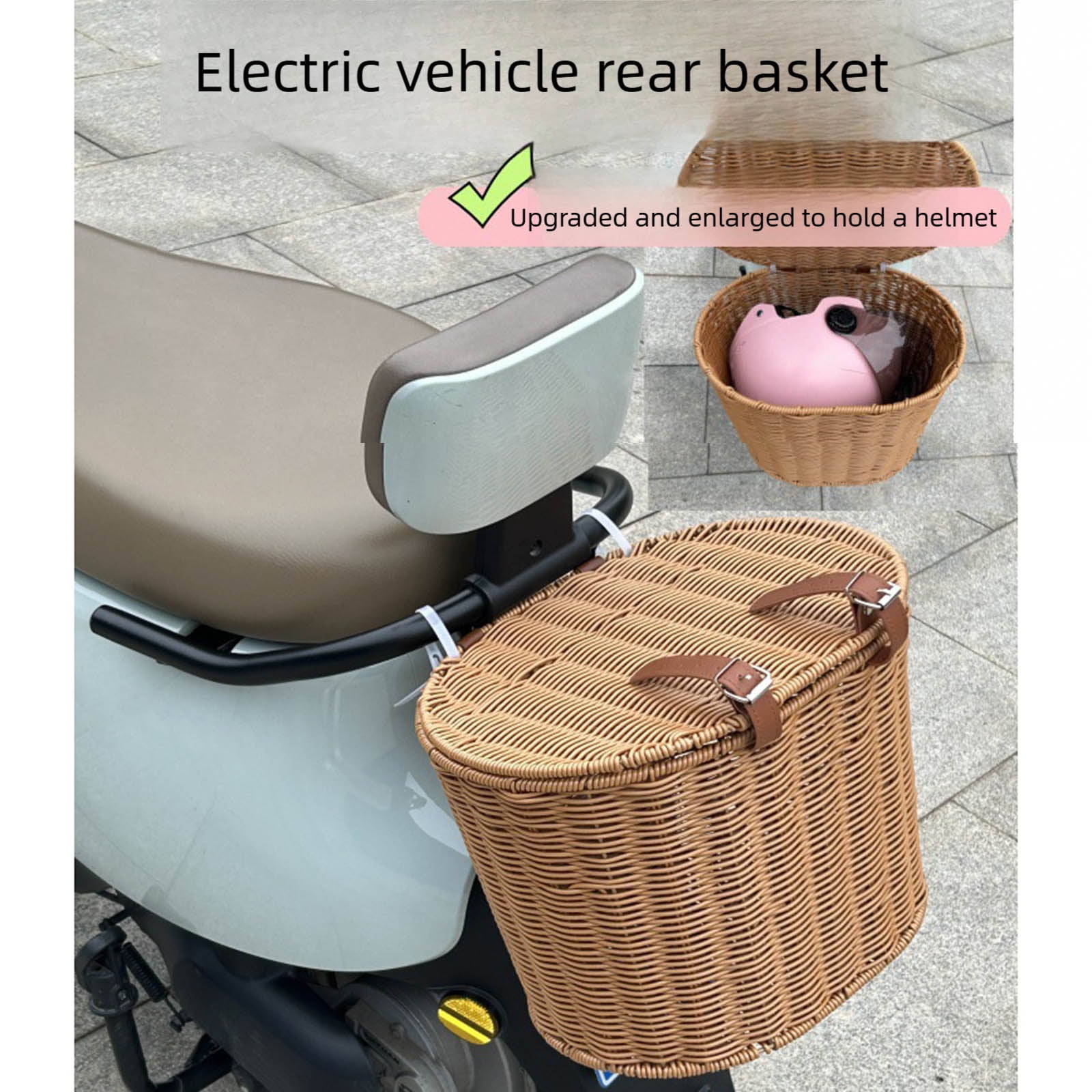 Kids Bike Basket Front Decoration Child Scooters Front Storage Panniers Basket Children's Bike Accessory