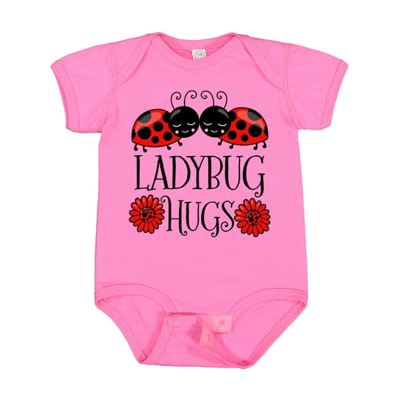 Inktastic Ladybug Hugs Cute Pair of Ladybugs Boys or Girls Baby Bodysuit