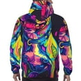 thumbnail image 7 of Sikiie Neon Pop Art Pitbull Men's Hoodie, Essentials Hoodie, Sweatshirt, Pullover Hooded Sweatshirt for Men-3X-Large, 7 of 7