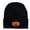 Black, variant on Halloween Scary Jack o Lantern Embroidered Long Beanie - White OSFM