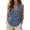 a-74Blue22, variant on Womens Solid Color Collared Sleeveless Button Down Blouse With Bust Pockets Loose Fit Casual Top For Summer Daily Wear Weekend Outings Cozy Top